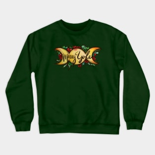 Merry Yule Triple Moon Crewneck Sweatshirt